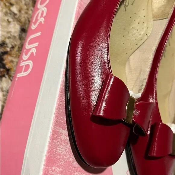 Paradise Kittens 1960’s shoes red sz4 - Picture 8 of 9